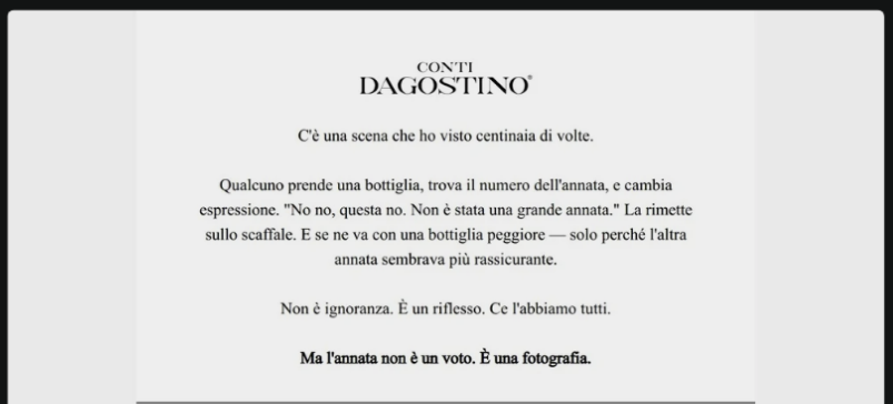 🍷 Prima di guardare l'annata, fatti questa domanda.