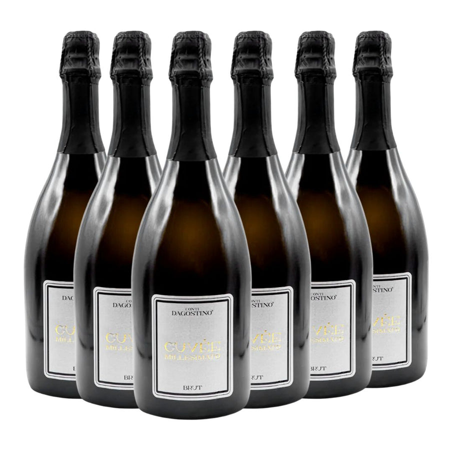 6 bottiglie di Cuvée Spumante Millesimato Brut 0.75